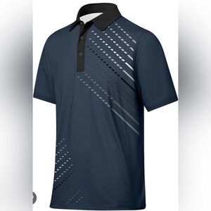 Men’s Short Sleeve Polo Shirt Size M NWT